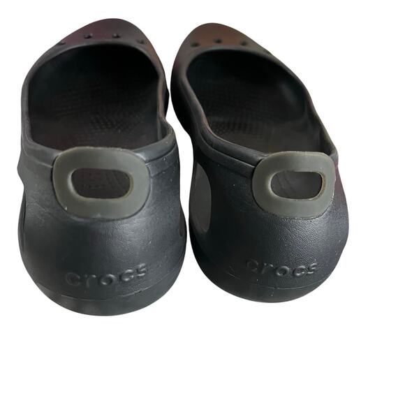 Crocs Women's Kadee Black Ballet Flats Size 10 - Picture 4 of 6
